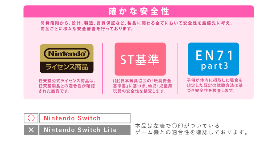 確かな安全性