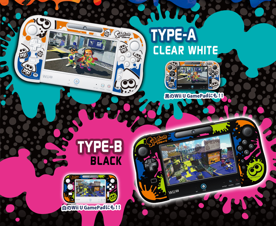 Silicon Cover Collection for Wii U GamePad (Splatoon Type B) (Re-run) for Wii  U